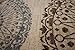 Feraghan/New City Contemporary Modern Flowers Wool Area Rug, 2' x 3', Brown/Beige
