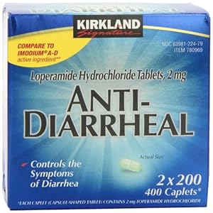 Kirkland Signature Anti-Diarrheal, 400-Count Caplets