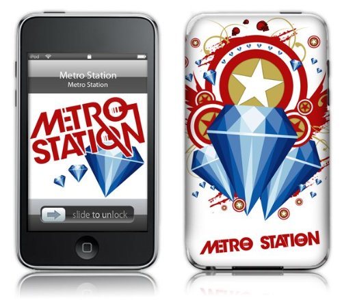  Music Skins MS-MSTA10004 iPod Touch- 2nd-3rd Gen- Metro Station- Captain America Skin