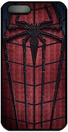 iPhone 5S Case, iPhone 5S Cases - Utral Slim Black Hard Case Bumper for iPhone 5/5s Spider Man 6 Shock-Proof Protective Hard Back Case for iPhone 5/5S