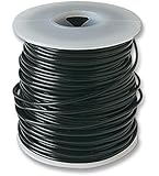 Frey Scientific 581148 Solid Conductor PVC Coated Hookup Wire, 22 Gauge, 100' Length, Black