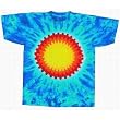 Tie Dye Mania Rainbow Sun Tie-Dye Short Sleeve T