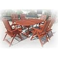 Holz-Gartentisch Ausziehtisch 150/200x90x74 Eukalyptus FSC 100%