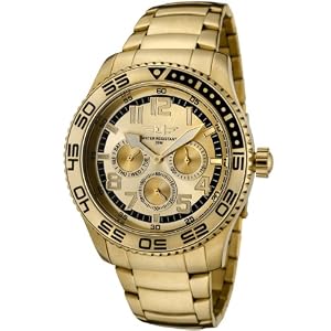  I By Invicta Men's 43658-005 yellow metal Dial 18k Gold-Plated Stainless metal Watch