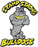 Stand Strong Bulldogs Temporary Tattoos