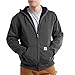 Carhartt Rutland Thermal-Lined Hooded Zip-Front Sweatshirt, Carbon Heather, X-Large Tall