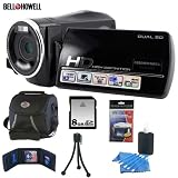 Bell & Howell DV800HD High Definition 720p Digital Video Camcorder in Black + 8GB Accessory Kit