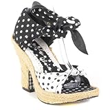 Irregular Choice 3137-3D Black espadrilles