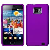 Lila Silikon Hülle Schutzhülle Tasche Case für Samsung Galaxy S2 i9100
