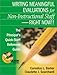 Writing Meaningful Evaluations for Non-Instructional Staff - Right Now!!: The Principal′s Quick-Start Reference Guide