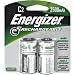 Energizer e2 Rechargeable, Size C, 2 pack (Pack of 3)