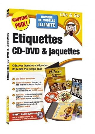 Etiquettes CD-DVD & jaquettes