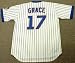MARK GRACE Chicago Cubs 1988 Majestic Cooperstown THROWBACK Home Baseball Jersey, LARGE