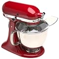 KitchenAid KSM150PSER Artisan Series 5-Quart Mixer, Empire Red