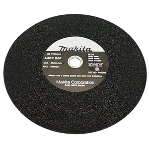 Click here to buy Makita 724603-3 14-Inch Cut-Off Wheels (5-Pack) by Makita.