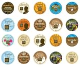 Crazy Cups  Wolfgang Puck Sampler,  K-Cup Portion Pack for Keurig K-Cup Brewers (Pack of 20)