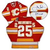 Joe Nieuwendyk Calgary Flames Autographed/Hand Signed Stanley Cup Jersey