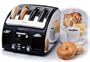 T-Fal 532840 Avante Deluxe 4-Slice Toaster, Black/Chrome