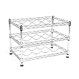 Seville Classics SHE05110 12-Bottle Chrome Wine Rack