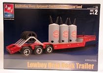 LOWBOY Drop Deck Lowbed Trailer AMT ERTL 1/25 Scale #31184