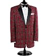 Red Stewart Tuxedo Dinner Jacket