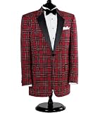 Red Stewart Tuxedo Dinner Jacket