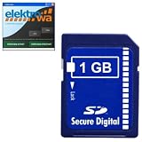 1 GB SD Card (1GB SD Karte) + ELEKTROWA-SOFTWARE Speicherkarte für Panasonic DMC LS80 EG P