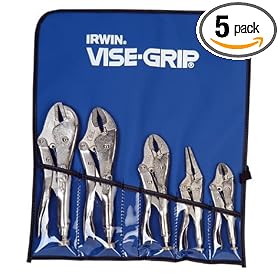Irwin Industrial Tools 538KB Original Locking Pliers Set, 5-Piece