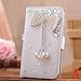 S9Q 3D Rhinestone PU Leather Flip Wallet Case Skin Bag Protector For iPhone 4 4S Bowknot Style A (ip4sskin)