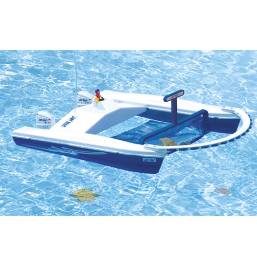 Jet Net Remote Control Boat with Skimmer Leaf Net