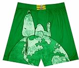 Peanuts - Snoopy Save Our Planet Green Boxer for men
