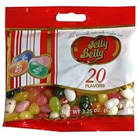Jelly Belly Jelly Beans, 20 Flavors, 3.25 Ounce Bags (Pack of 12)