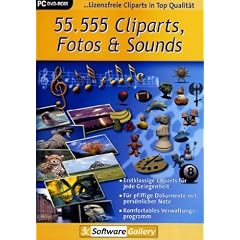 55.555 Cliparts, Fotos & Sounds (DVD-ROM)