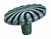 Amerock Bp1338-wi Natural Elegance Knob Oval Shell Wrought Iron, 1-9/16-inch Length