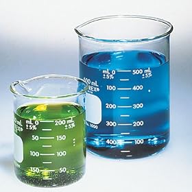 Pyrex Brand 1000 Griffin Low-Form Beaker, 1000 mL, 6/pk