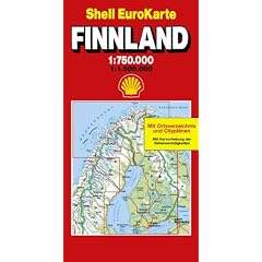 Shell EuroKarte Finnland 1:750.000: Neu, mit Stadtplanen und Distanzenkarte = Shell EuroKarte Suomi 1:750.000 (Marco Polo) (German Edition)