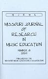 Missouri Journal of Research in Music Education