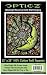 Opticz Moon & Stars Blacklight Reactive Cloth Wall Hanging