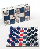 NEW YORK METS vs. NEW YORK YANKEES Classic Board Game CHECKERS SET (with Team Colors & Helmets)