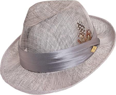 Stacy Adams Men's Sinamay Straw Fedora