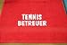 Tennis Betreuer; Handtuch Sport, rot