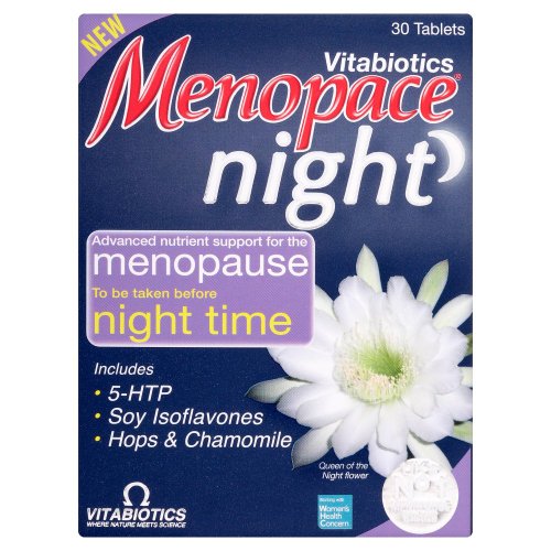Vitabiotics Menopace Night Tablets 30 Capsules
