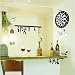 Reusable Easy Wall Applique Stickers - Dartboard and Key Holder