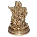 Brass Sculpture Lord Krishna and Radha 4 x 2.5 x 2.5 inches