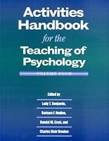 Activities Handbook for Teaching Psychology (Activities Handbook for the Teaching of Psychology)