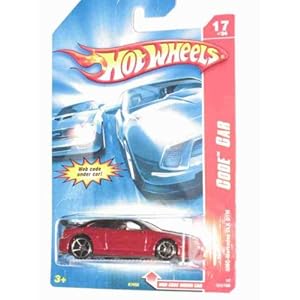 Code Car Series -#17 AMG-Mercedes CLK DTM Burgundy And Black #2007-101 Collectible Collector Car Mattel Hot Wheels 1:64 Scale