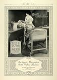 1923 Ad Gillespie Eden Antique Electric Laundry Washing Machine Wringer Chores - Original Print Ad