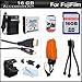 16GB Accessories Kit For Fuji Fujifilm FinePix XP200, XP170, XP150, XP100 Waterproof Digital Camera Includes 16GB High Speed SD Memory Card + Extended Replacement (1100maH) NP-50 Battery + AC/DC Charger + Micro HDMI Cable + Float Strap + Deluxe Case +More