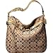 AUTHENTIC COACH HAMPTONS BELTED SIGNATURE HOBO 12472 (Khaki/Gold)