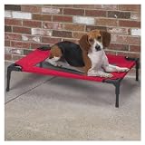 Guardian Gear Pet Cot W/Mesh Panel Med Crimson